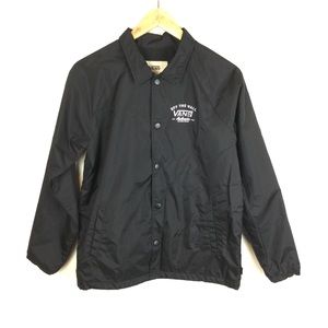 Vans Torrey Coaches Black Nylon Windbreaker